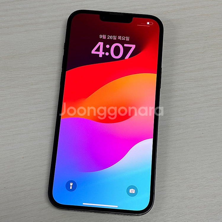 아이폰14플러스 블랙색상 128용량 무잔상 깨끗한단말기 60만 판매해요--1